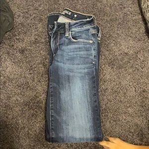 Size 0 long skinny jeans super stretch